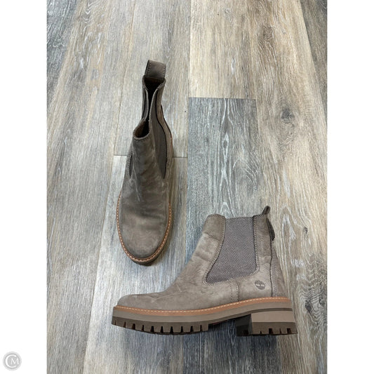 Boots Ankle Flats By Timberland In Taupe, Size: 8