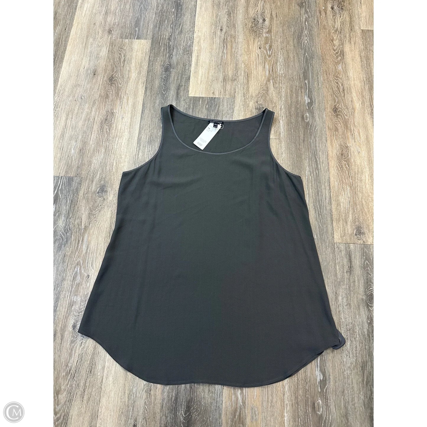 Top Sleeveless By Eileen Fisher In Grey, Size: Xl