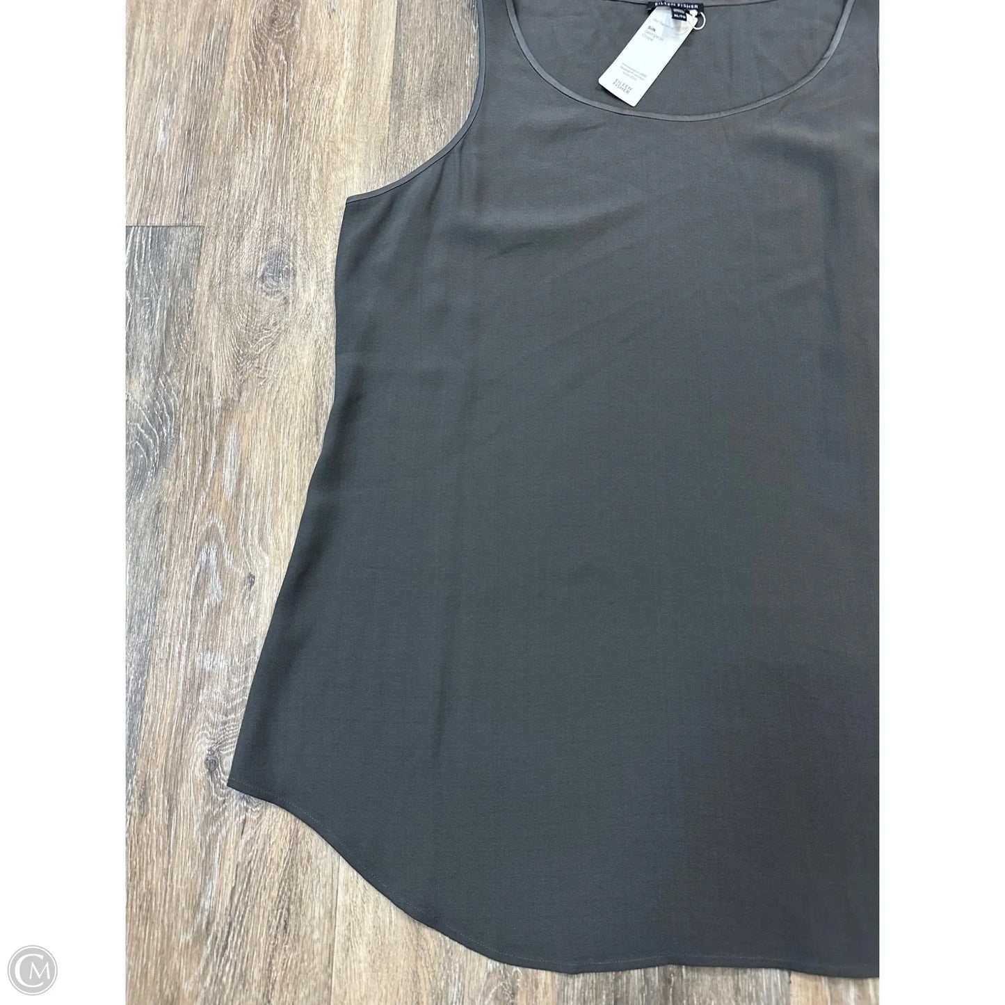 Top Sleeveless By Eileen Fisher In Grey, Size: Xl