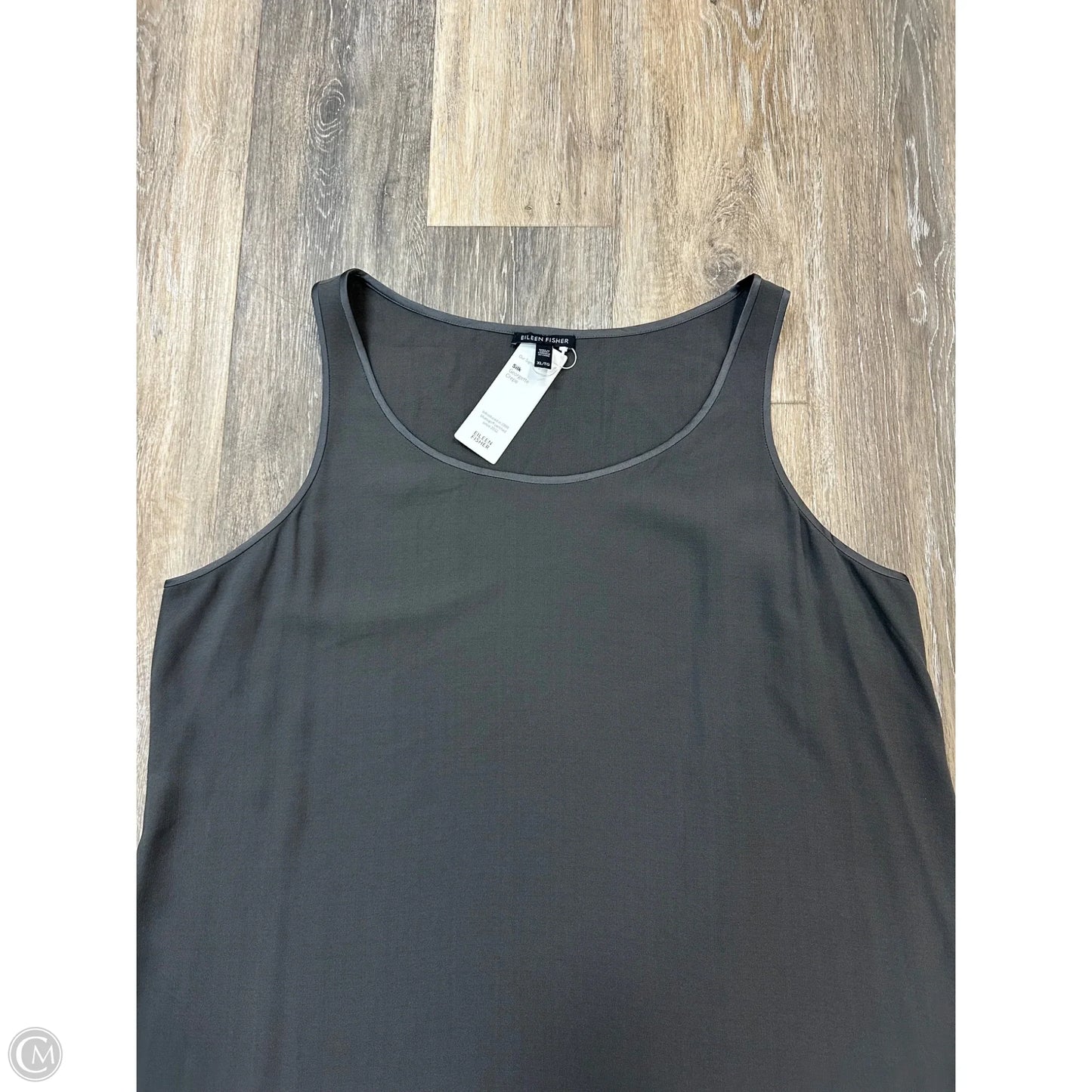 Top Sleeveless By Eileen Fisher In Grey, Size: Xl