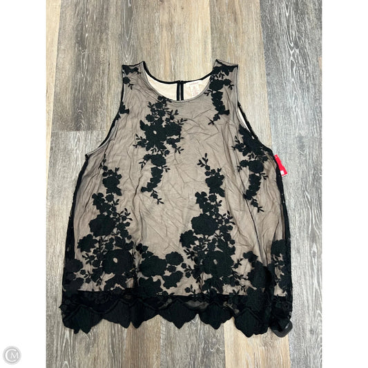 Top Sleeveless By Sundance In Black, Size: Xl