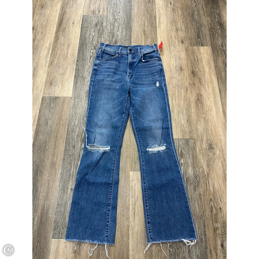 Jeans Flared By Mother In Blue Denim, Size: 6