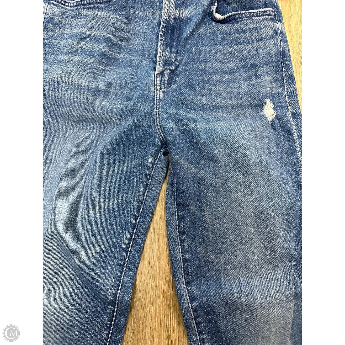 Jeans Flared By Mother In Blue Denim, Size: 6