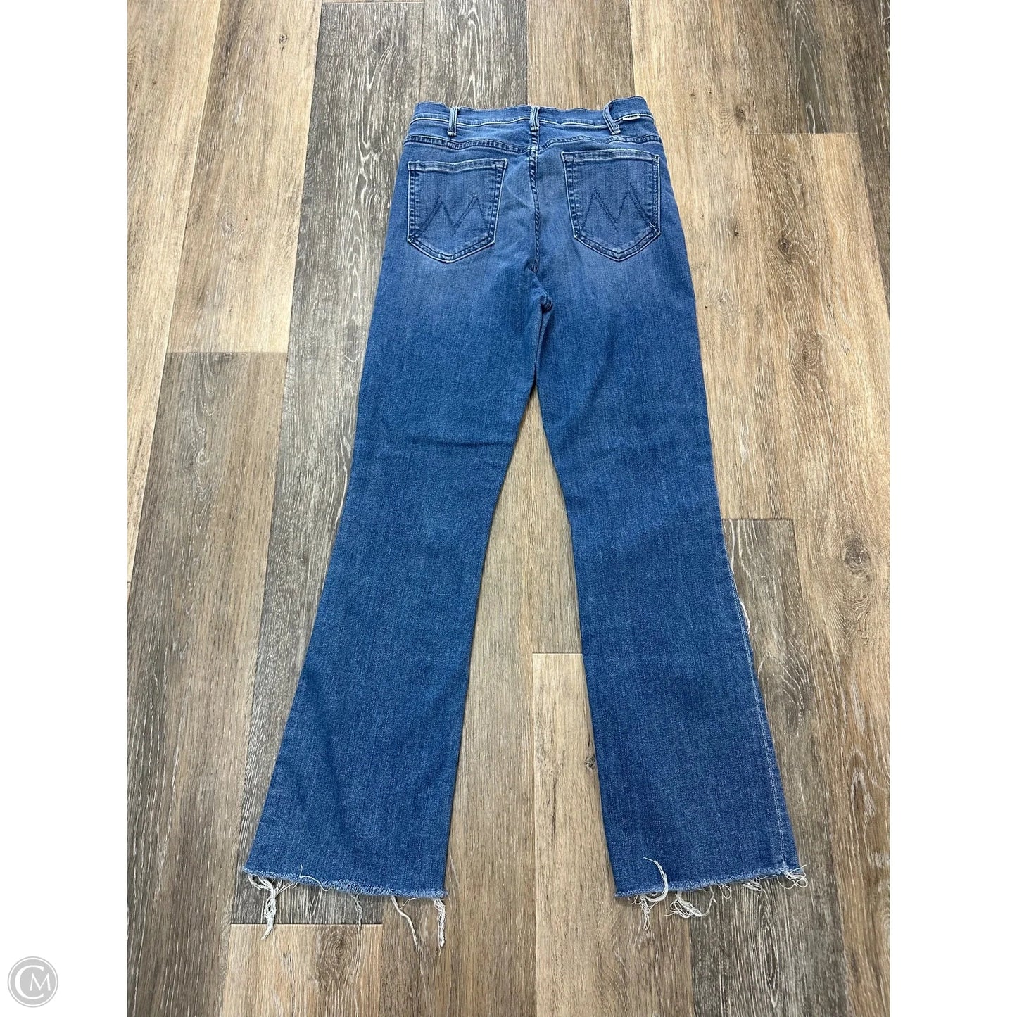 Jeans Flared By Mother In Blue Denim, Size: 6