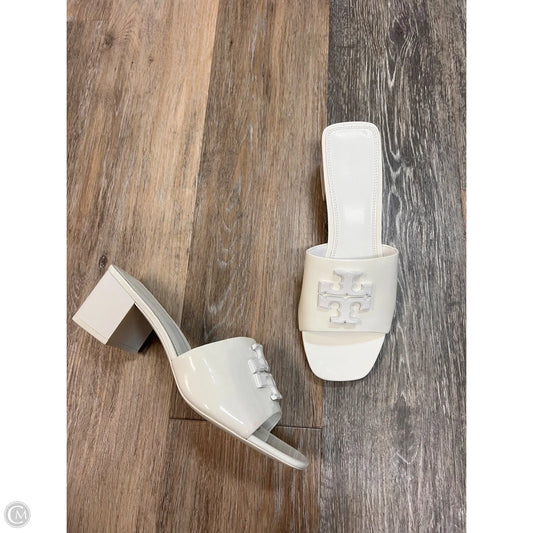 Sandals Designer By Tory Burch In White, Size: 9.5
