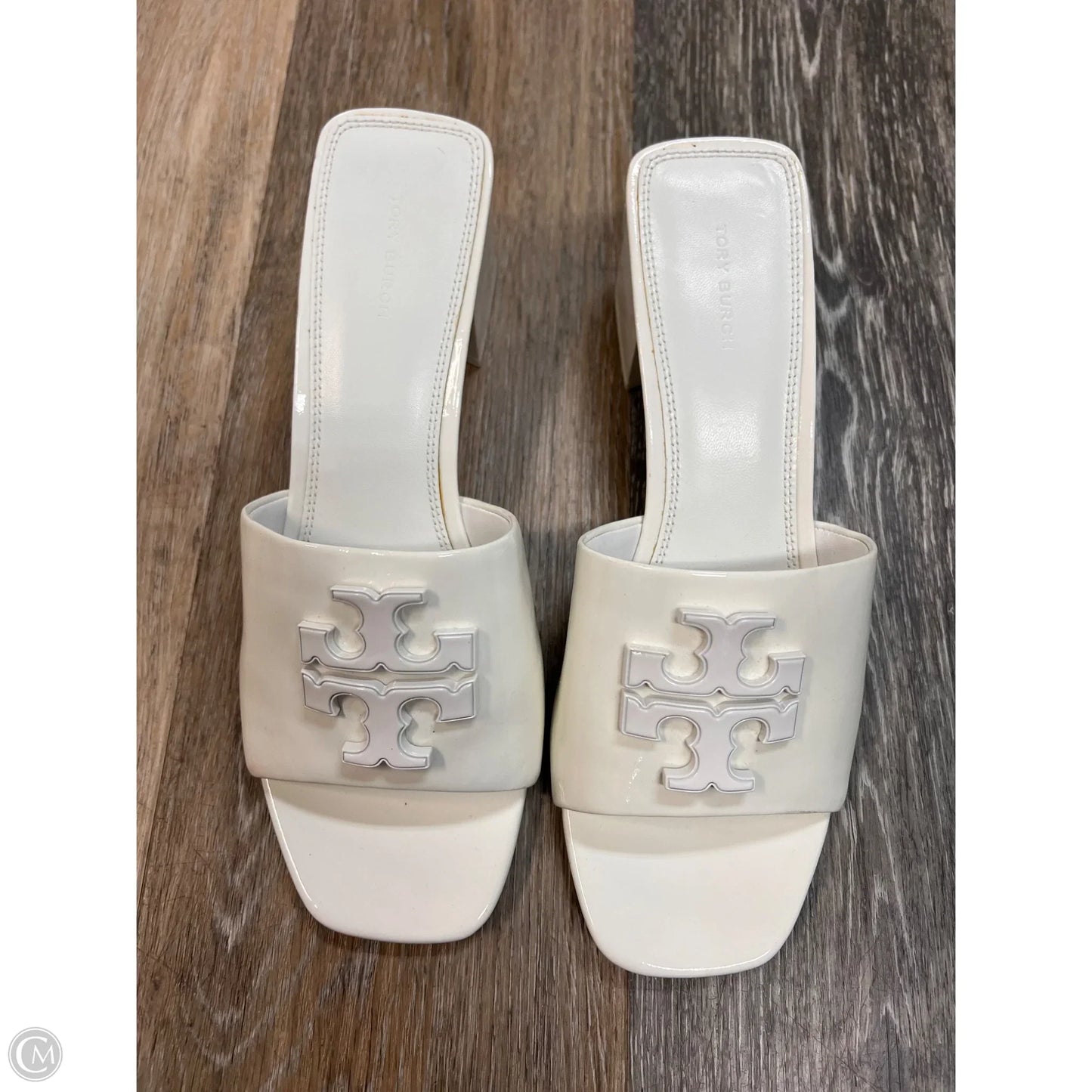Sandals Designer By Tory Burch In White, Size: 9.5