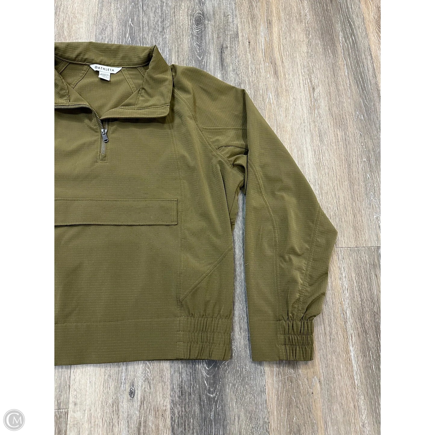 Athletic Jacket By Athleta In Green, Size: S