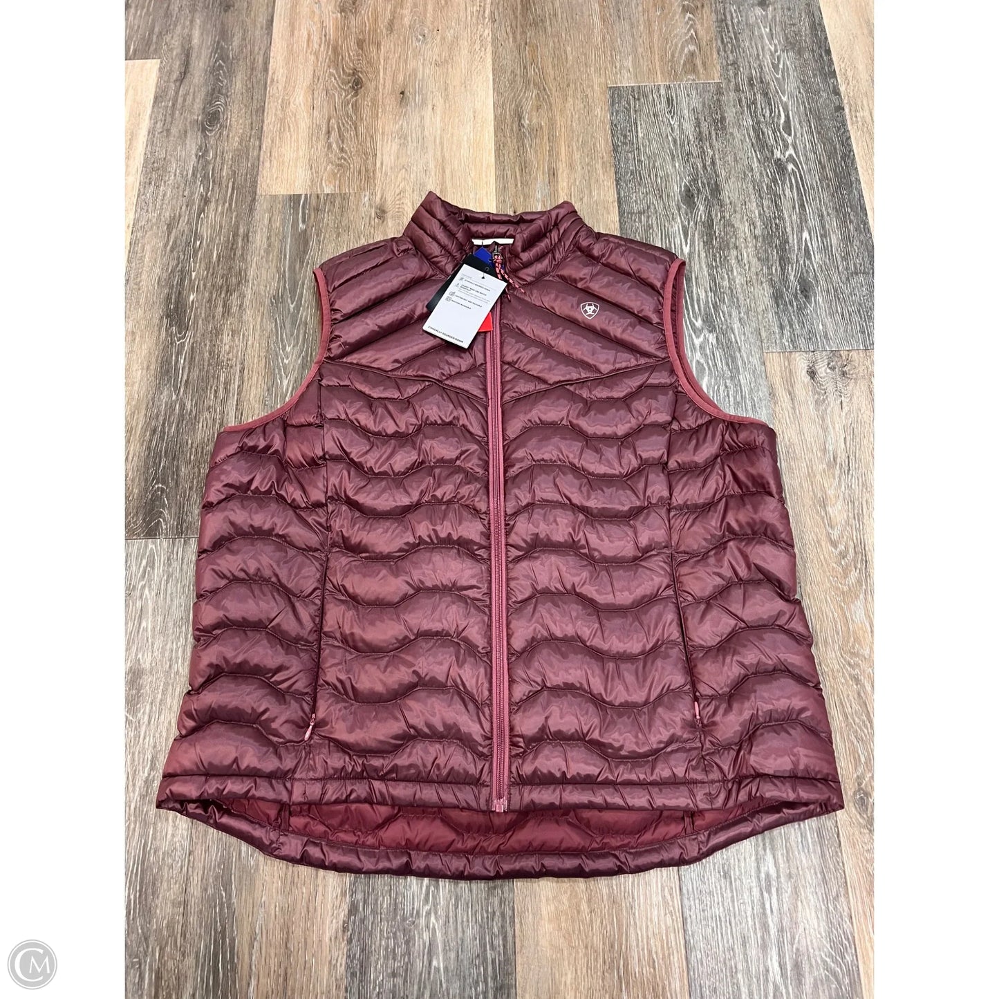 Vest Puffer & Quilted By Ariat In Purple, Size: Xxl