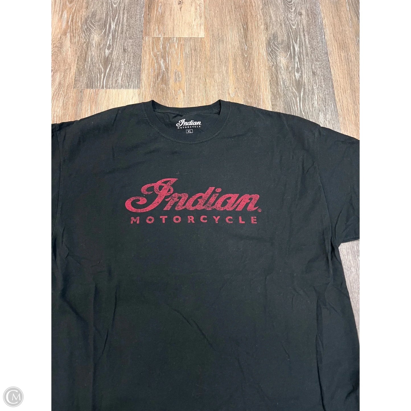 Top Short Sleeve By Indian Motorcycle In Black, Size: Xl