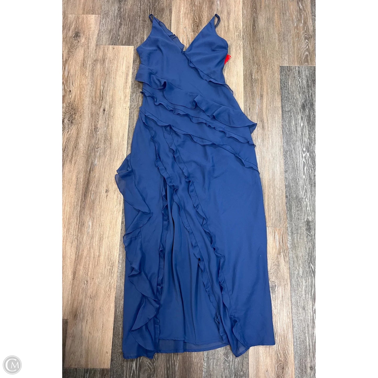 -Dress Party Long By Abercrombie And Fitch In Blue, Size: M
