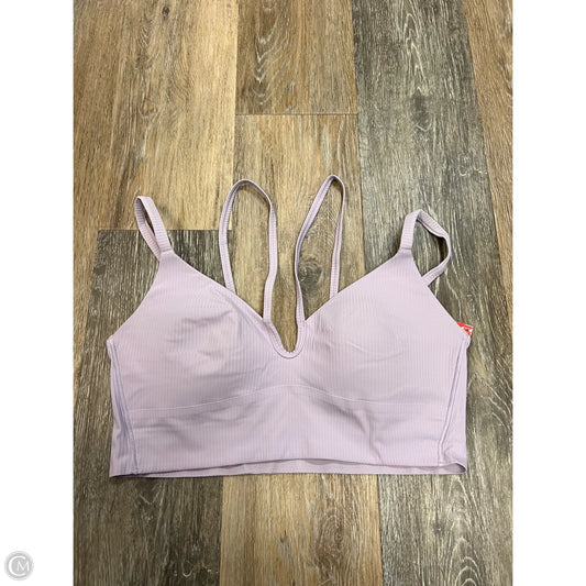 Athletic Bra By Lululemon In Purple, Size: L