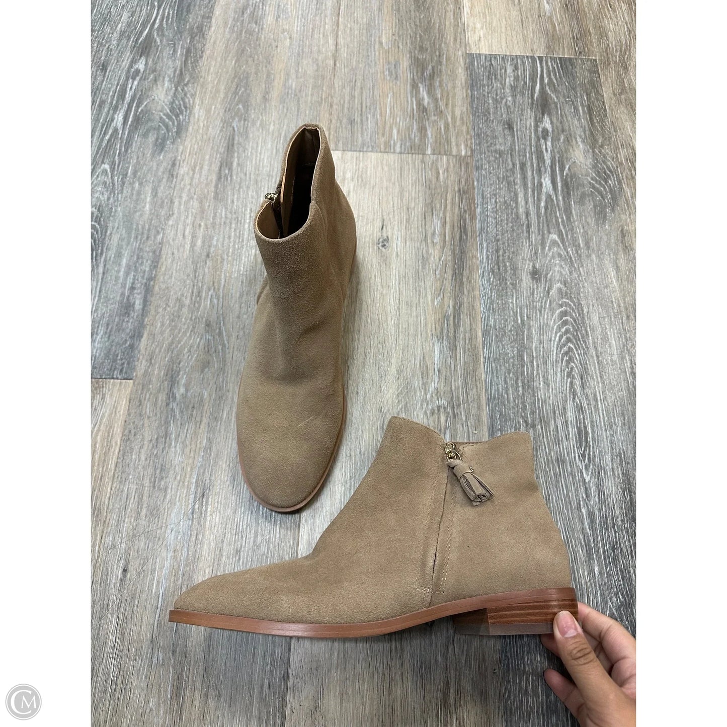 Boots Designer By Kate Spade In Tan, Size: 7.5