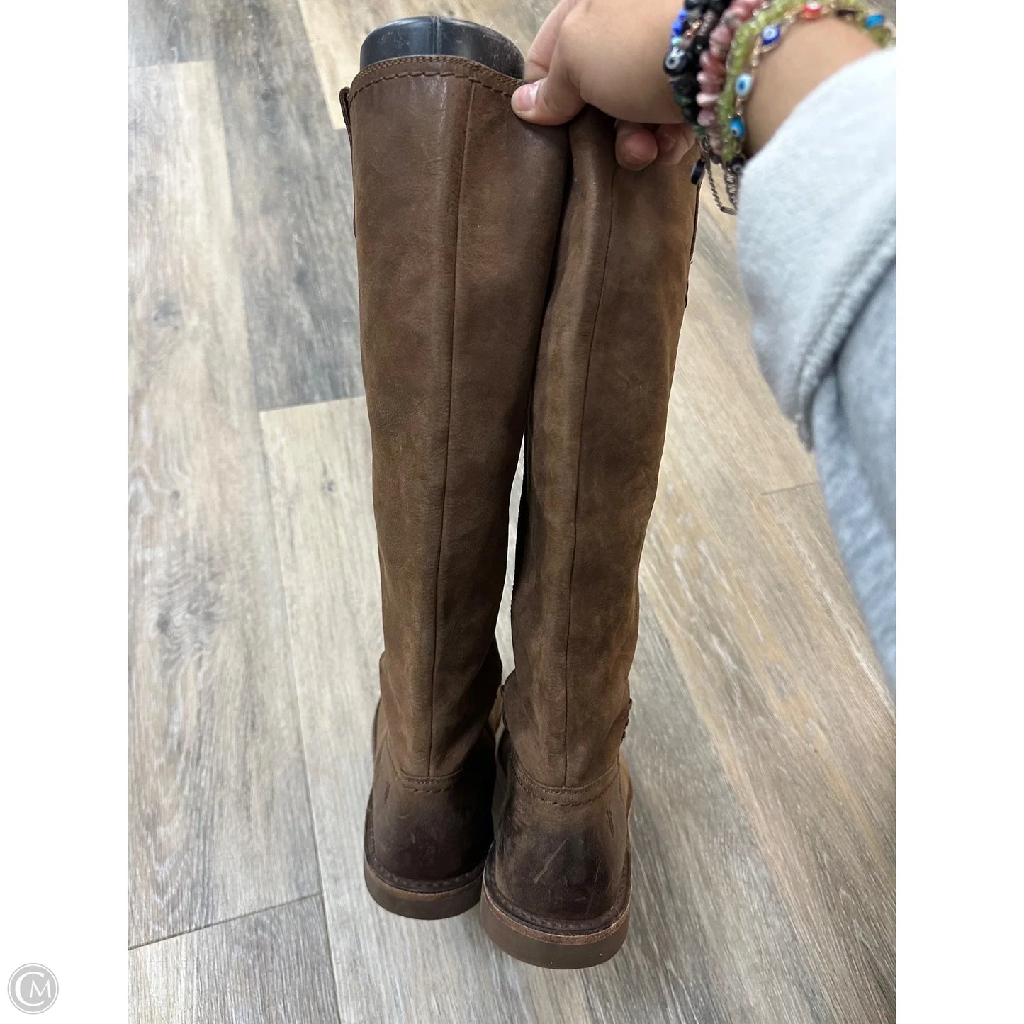 Boots Designer By Frye In Brown, Size: 6