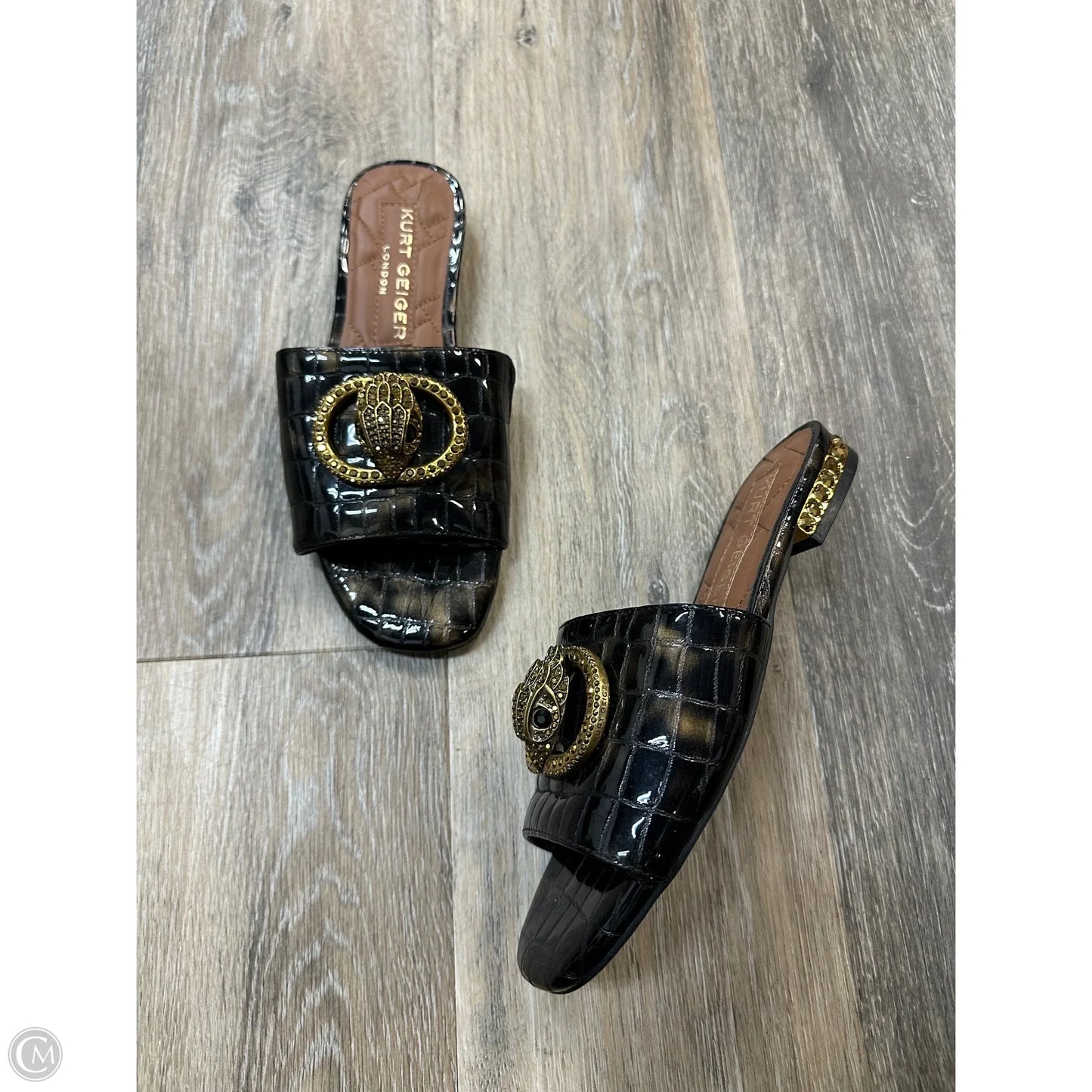 Sandals Designer By Kurt Geiger In Black, Size: 6