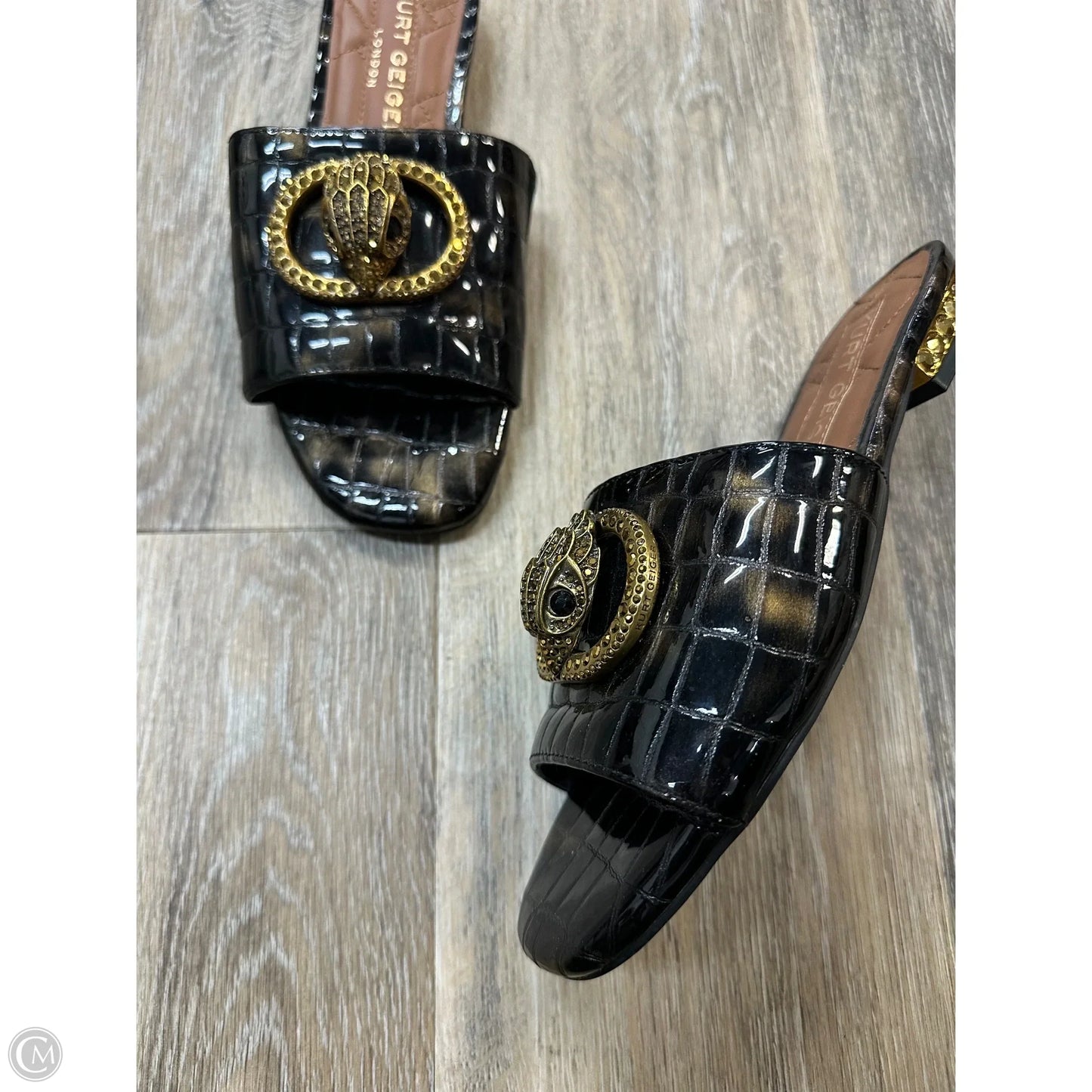 Sandals Designer By Kurt Geiger In Black, Size: 6