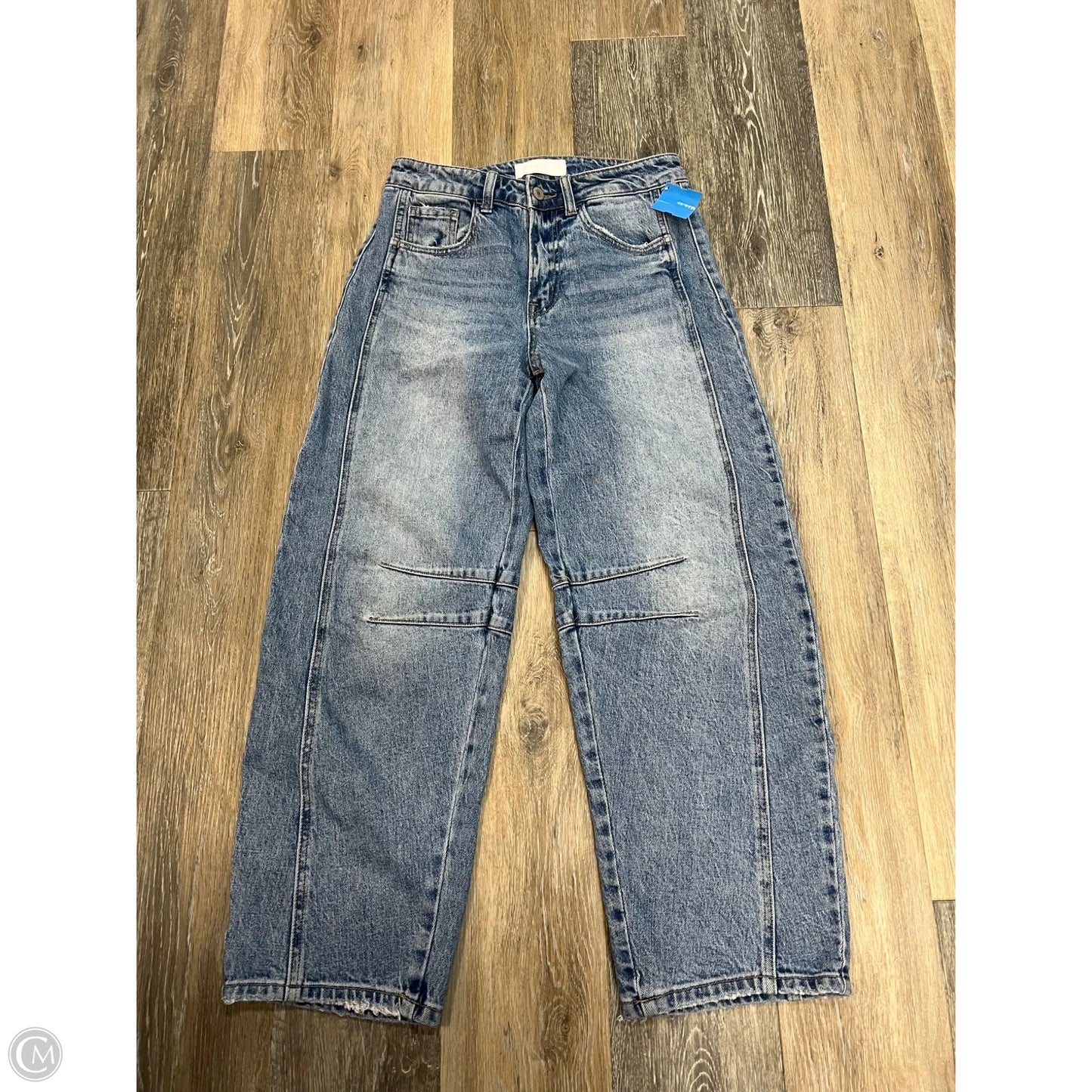 Jeans Wide Leg By Vervet In Blue Denim, Size: 2/26