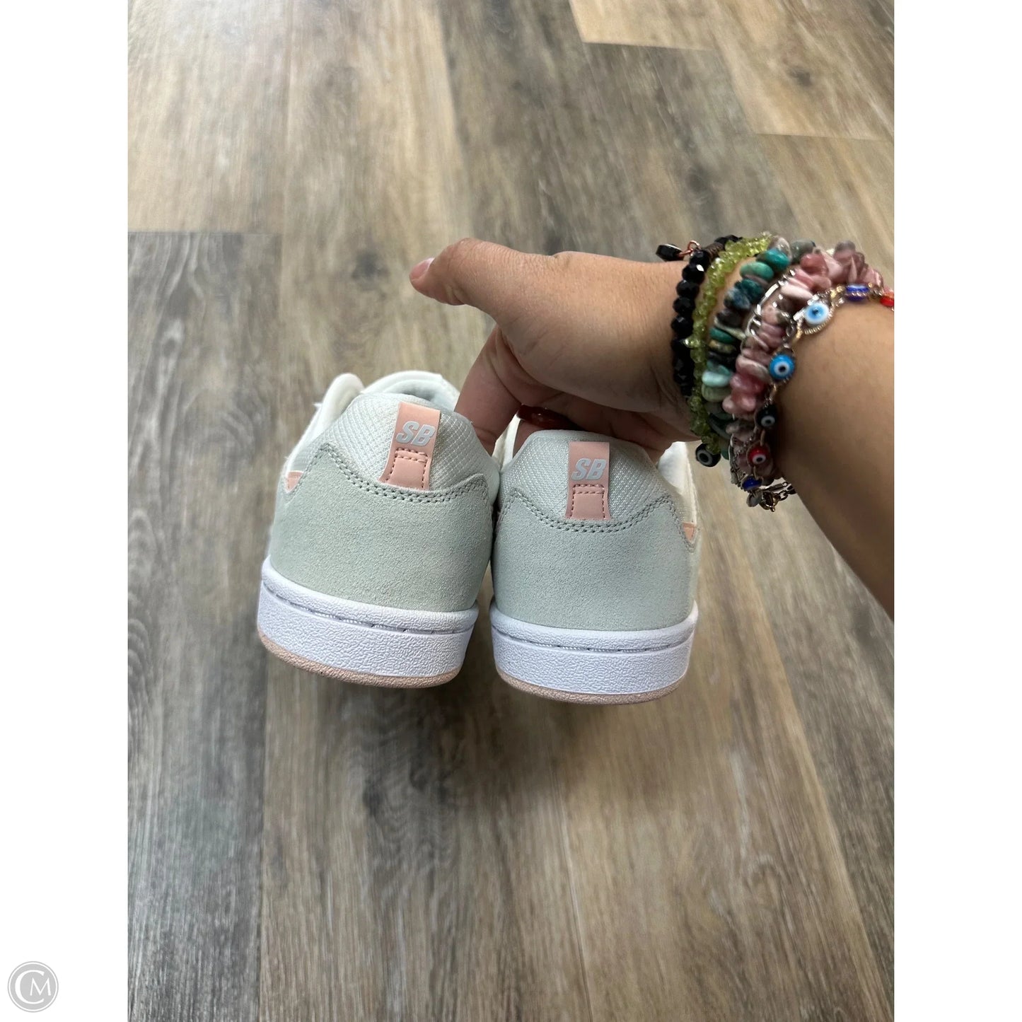 Shoes Sneakers By Nike In Pink & White, Size: 7