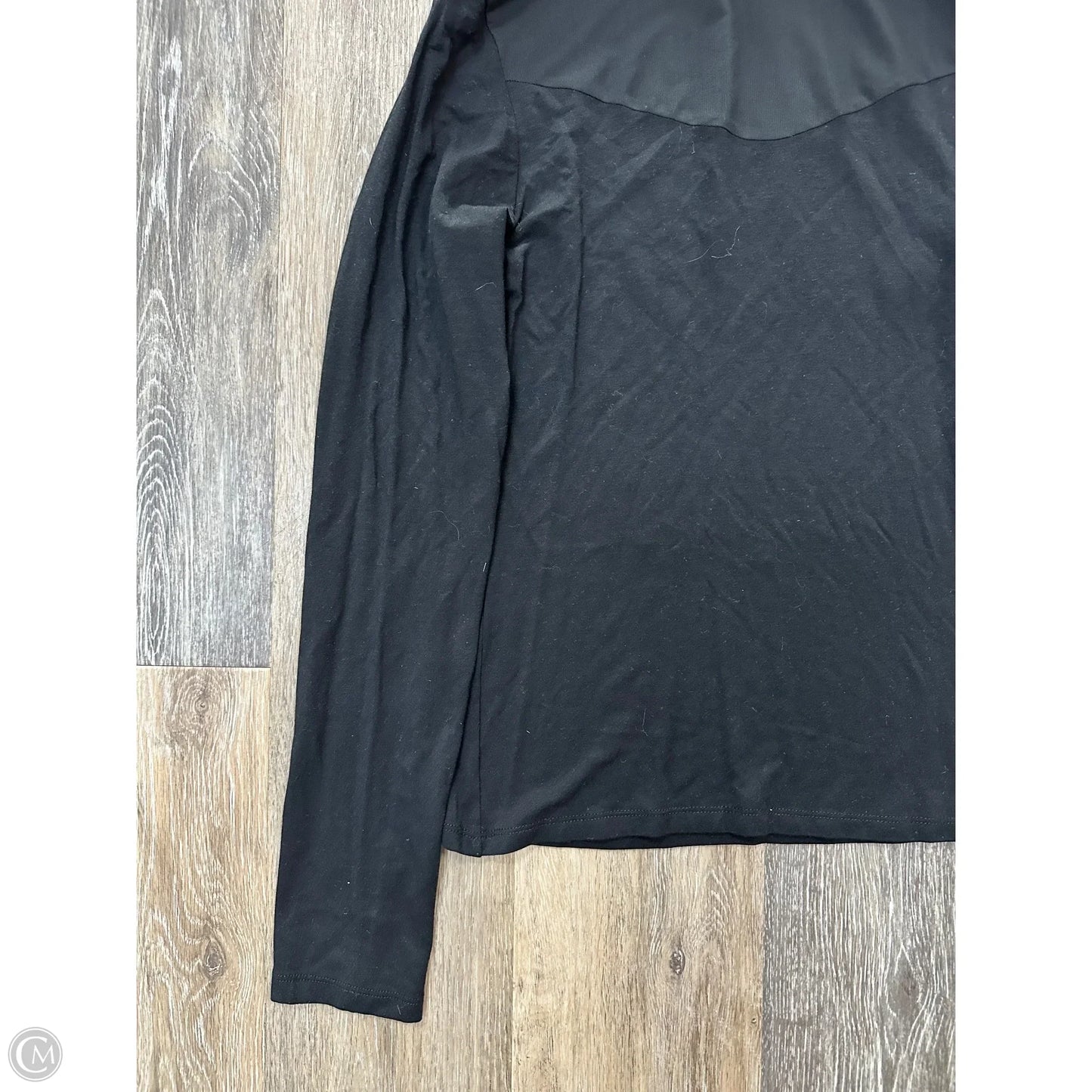 Top Long Sleeve By Anthropologie In Black, Size: M