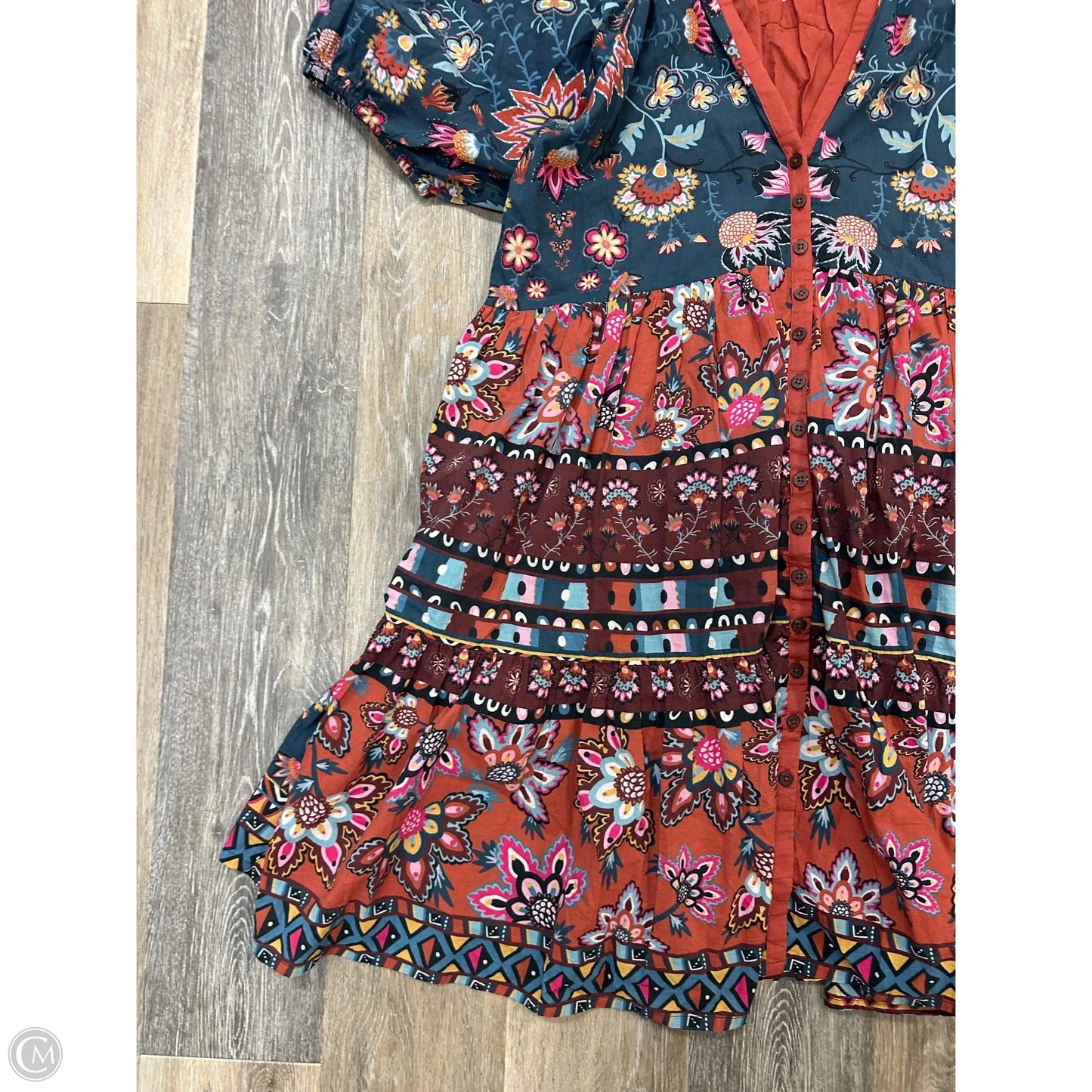 Dress Casual Midi By Love Kyla In Multi-colored, Size: L