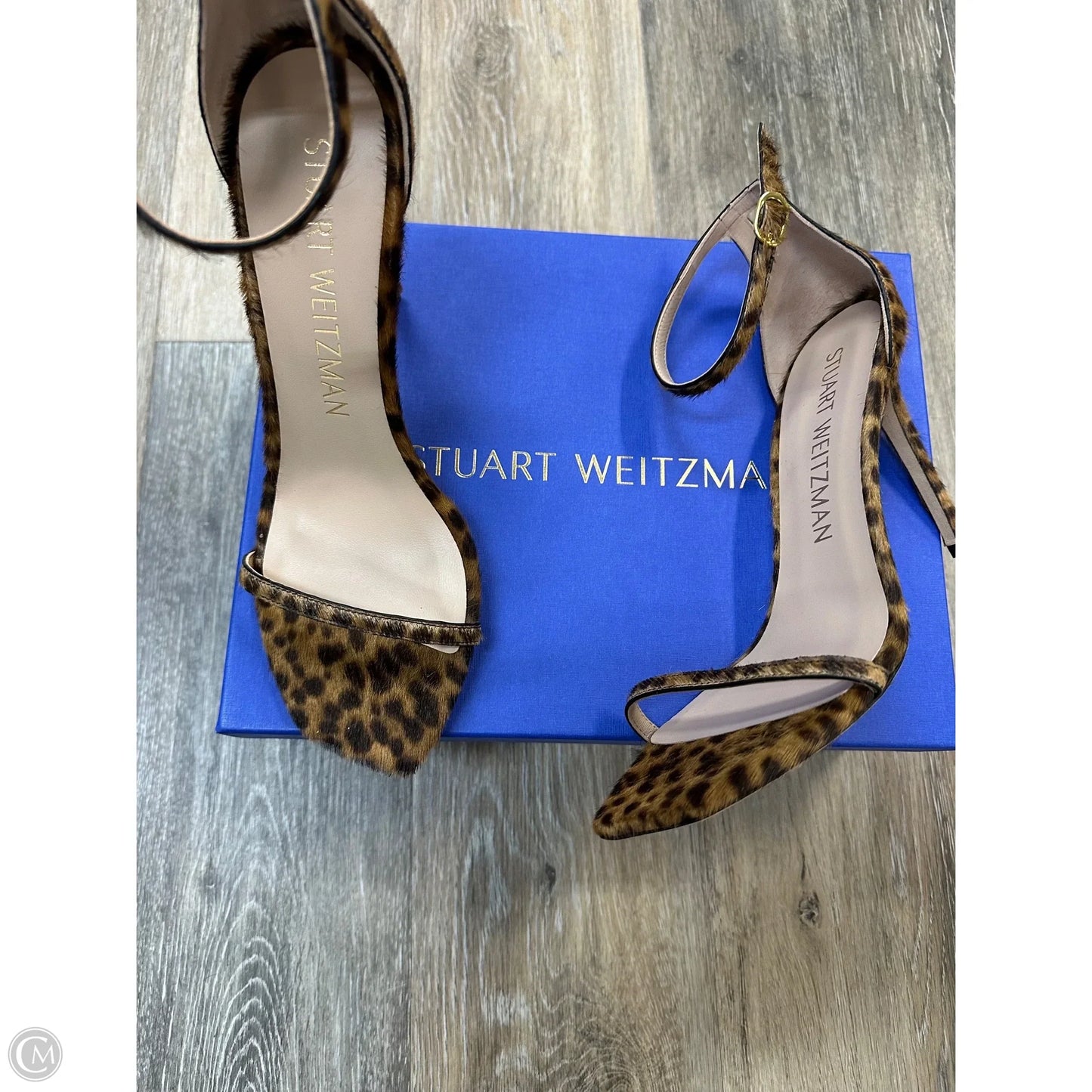 Sandals Designer By Stuart Weitzman In Animal Print, Size: 10