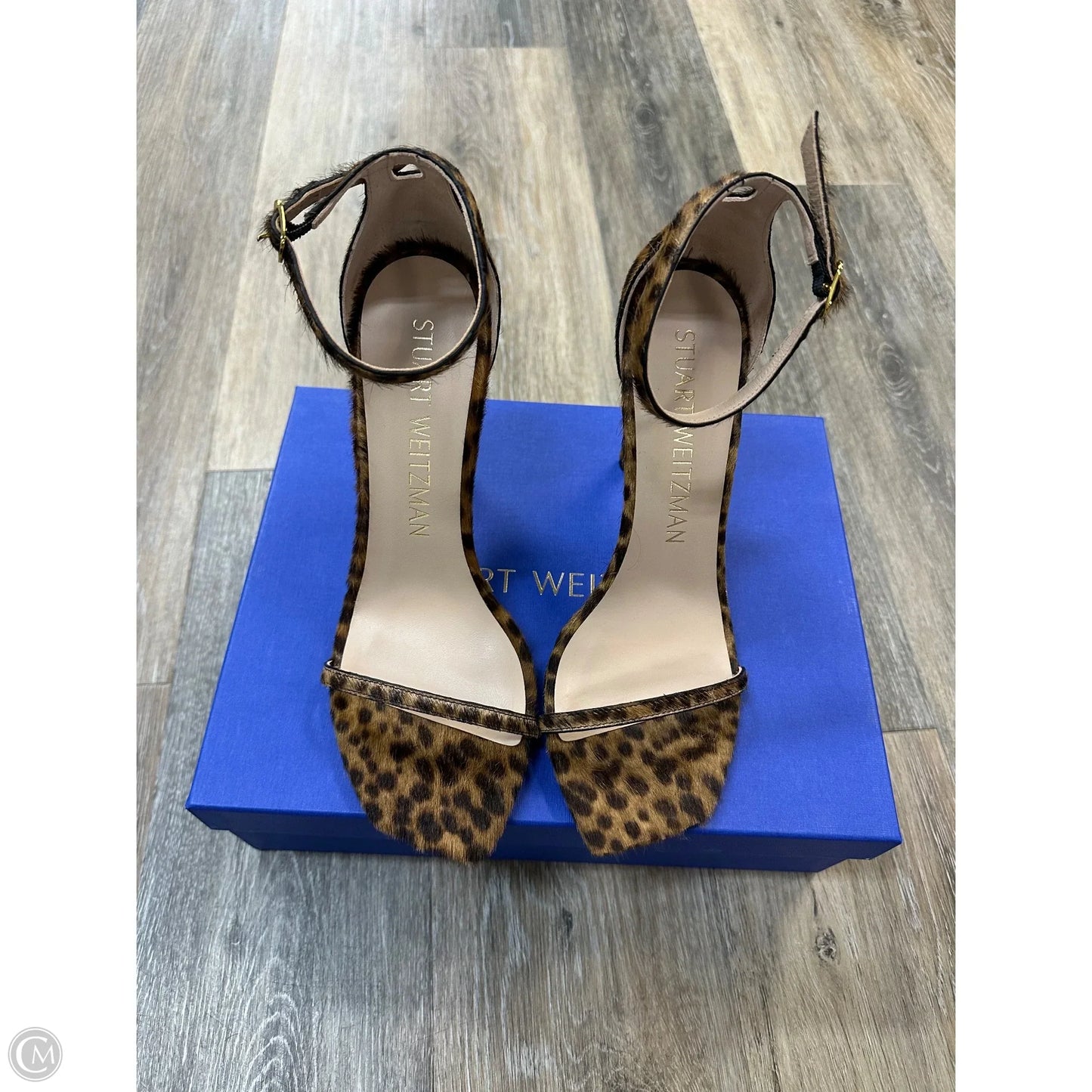 Sandals Designer By Stuart Weitzman In Animal Print, Size: 10