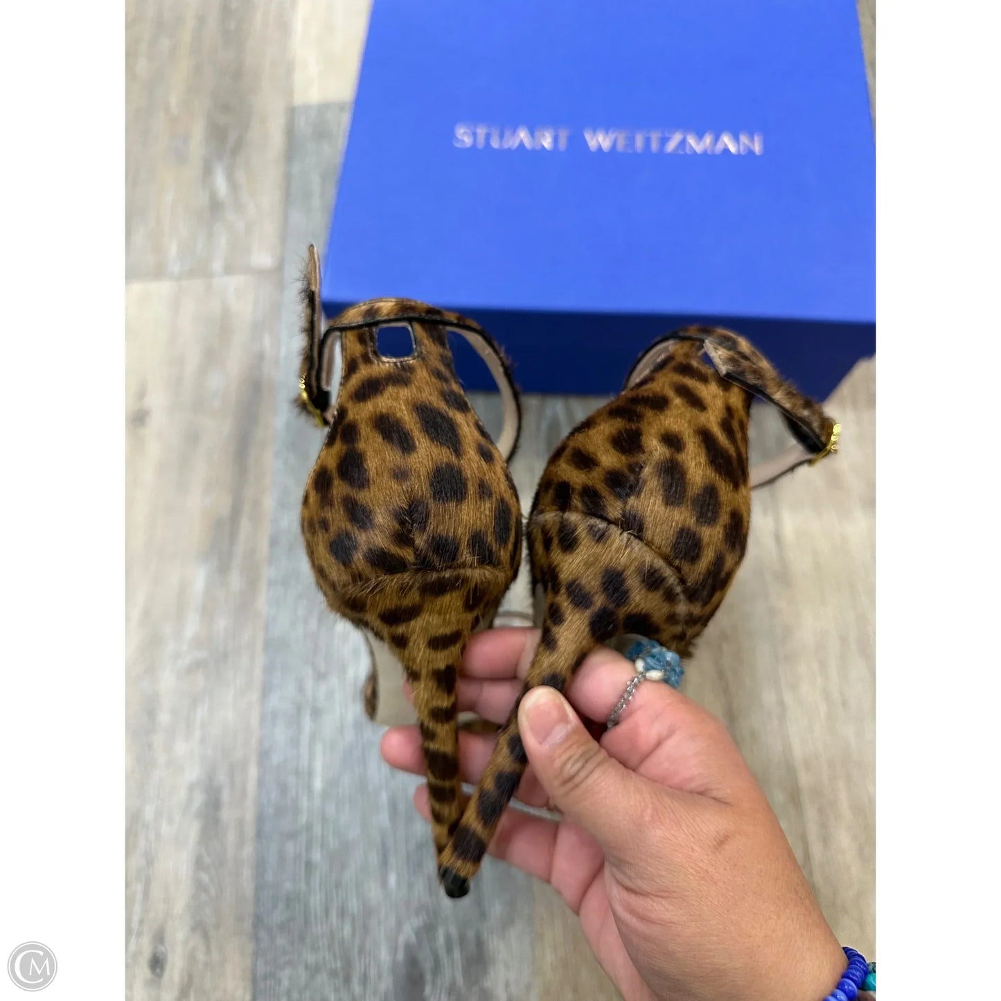 Sandals Designer By Stuart Weitzman In Animal Print, Size: 10