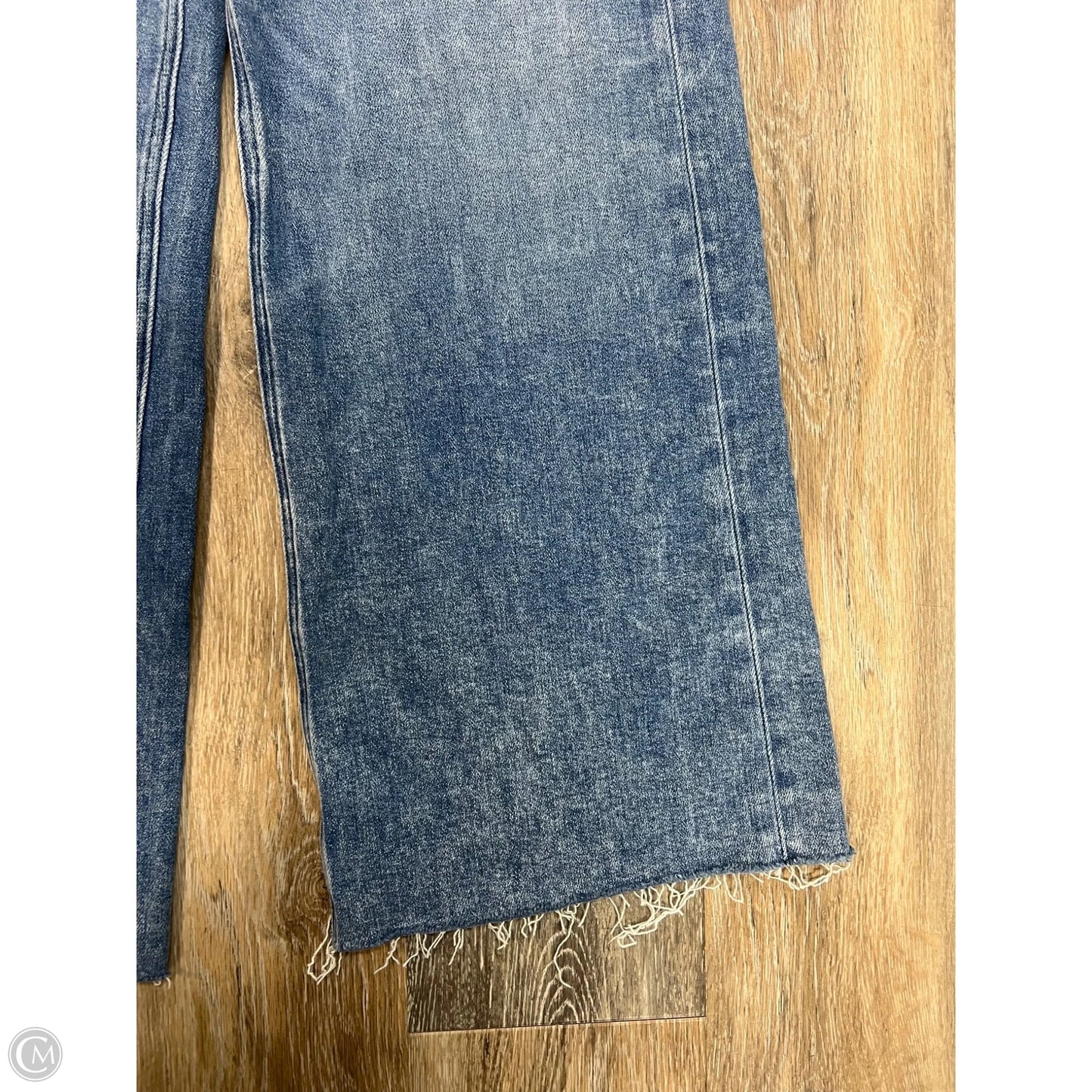 Jeans Wide Leg By Paige In Blue Denim, Size: 1/25
