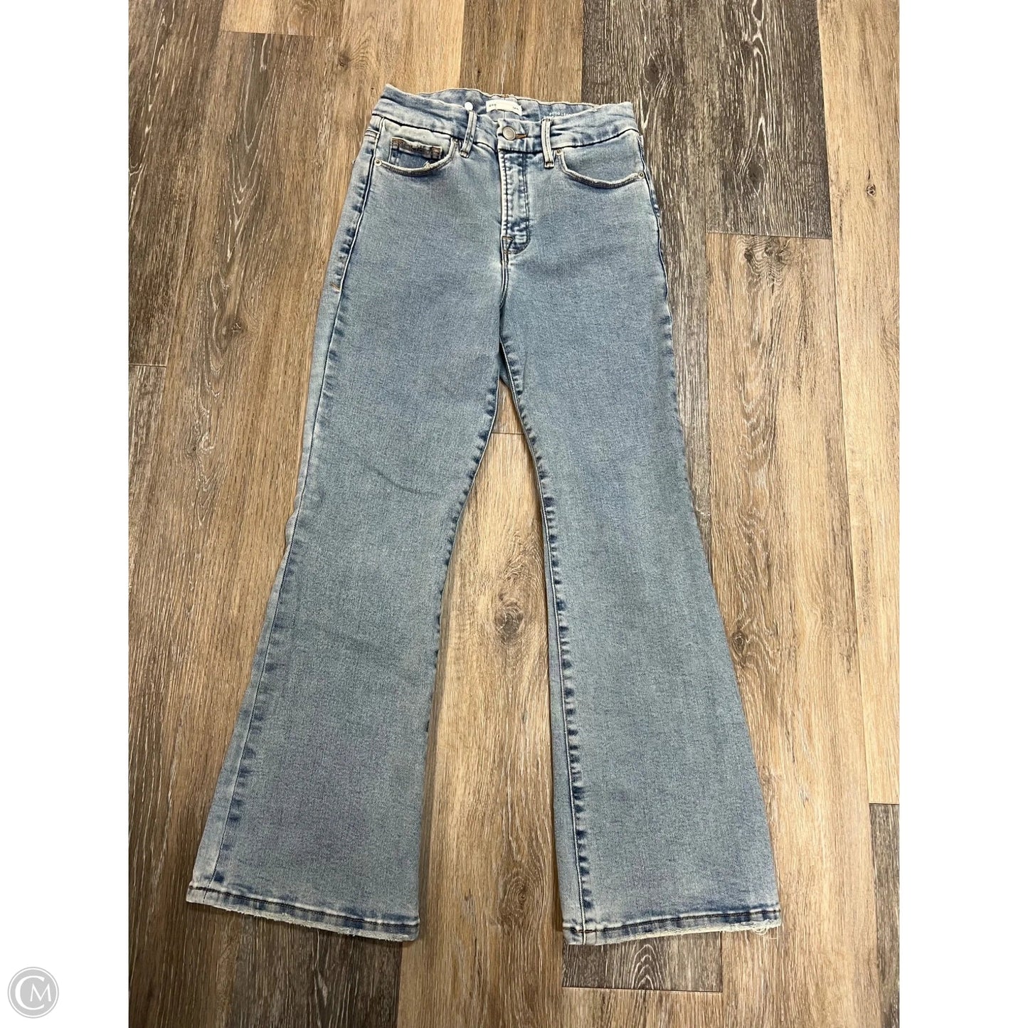 -Jeans Boot Cut By Good American In Blue Denim, Size: 2/26