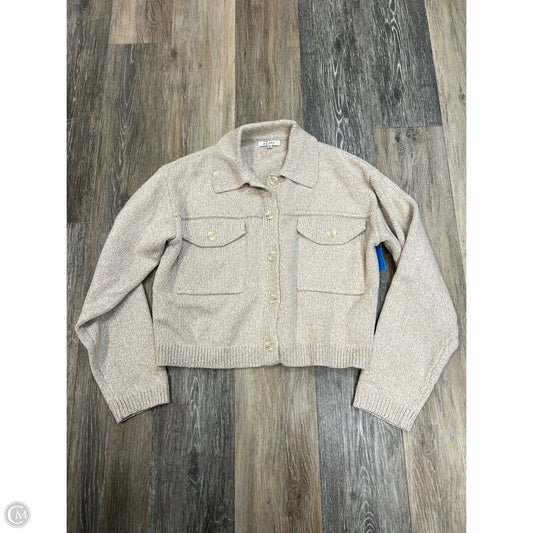 -Sweater Cardigan By Z Supply In Cream, Size: Xs