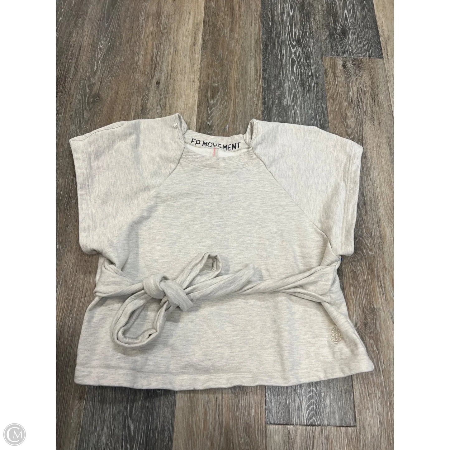 Top Short Sleeve By Free People In Cream, Size: M