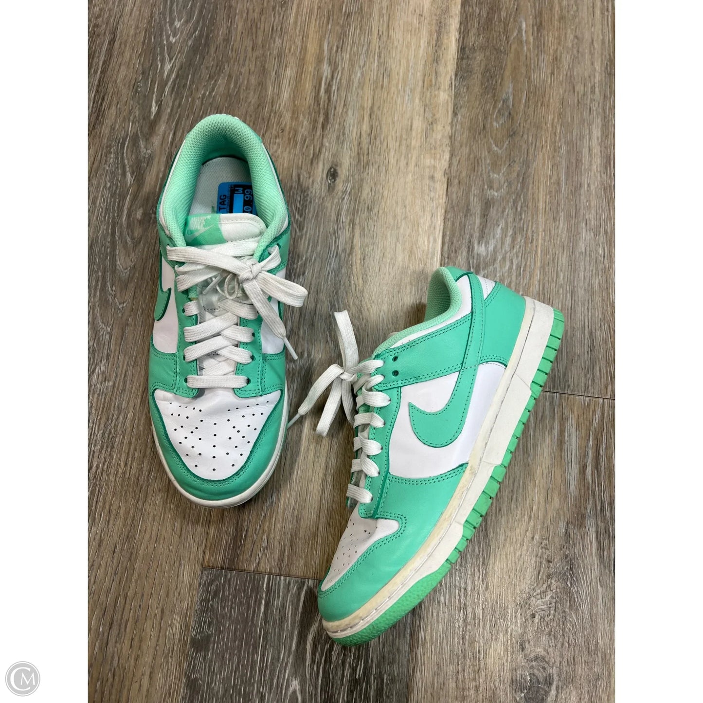 Shoes Athletic By Nike In Green & White, Size: 8