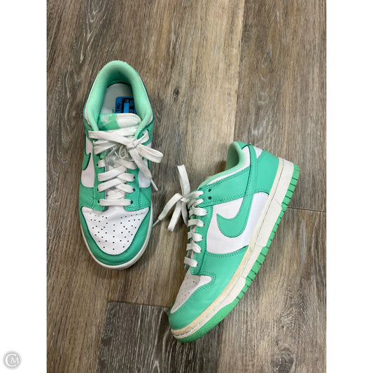 Shoes Athletic By Nike In Green & White, Size: 8
