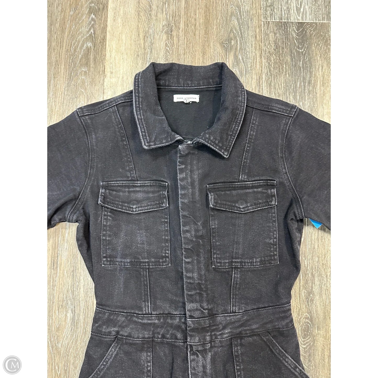 Jumpsuit By Good American In Black Denim, Size: M