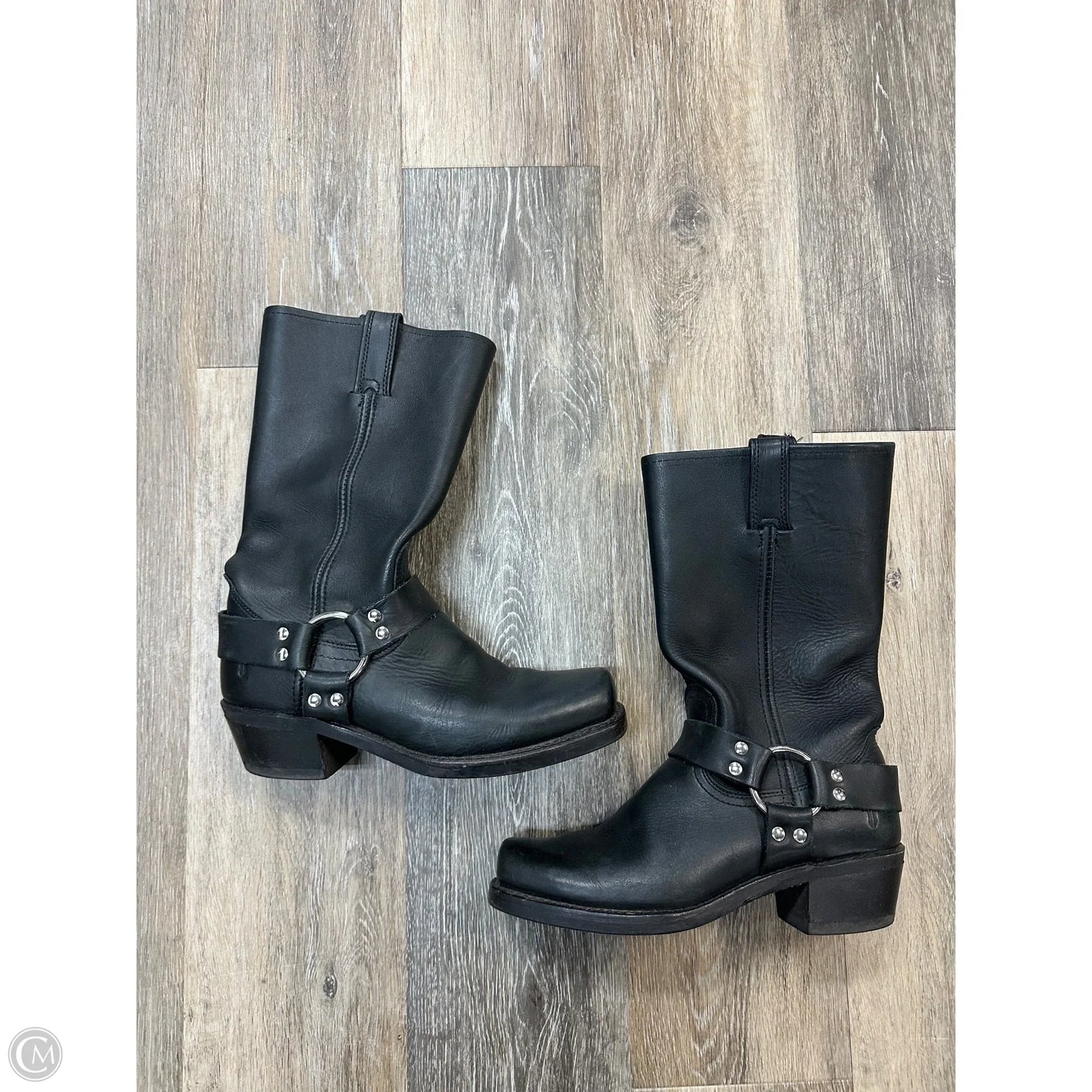 Boots Designer By Frye In Black, Size: 7.5