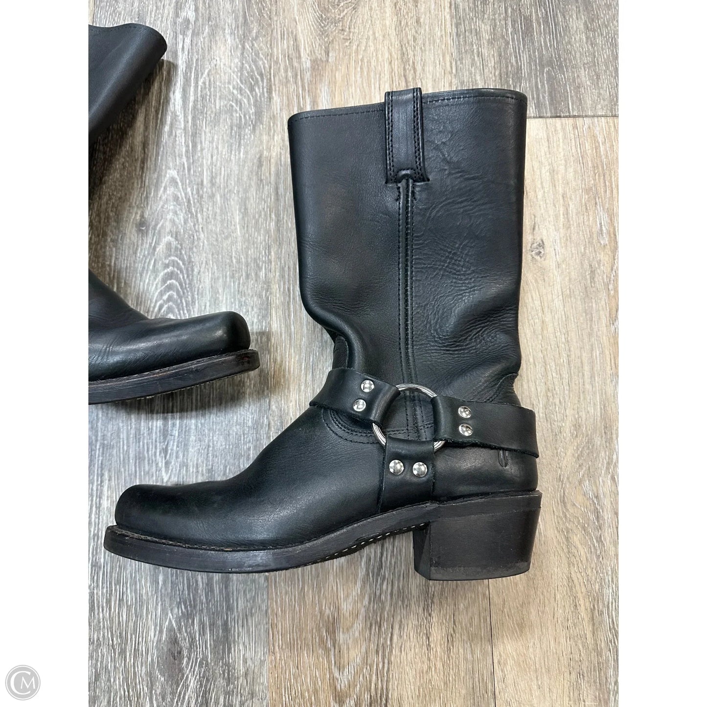 Boots Designer By Frye In Black, Size: 7.5