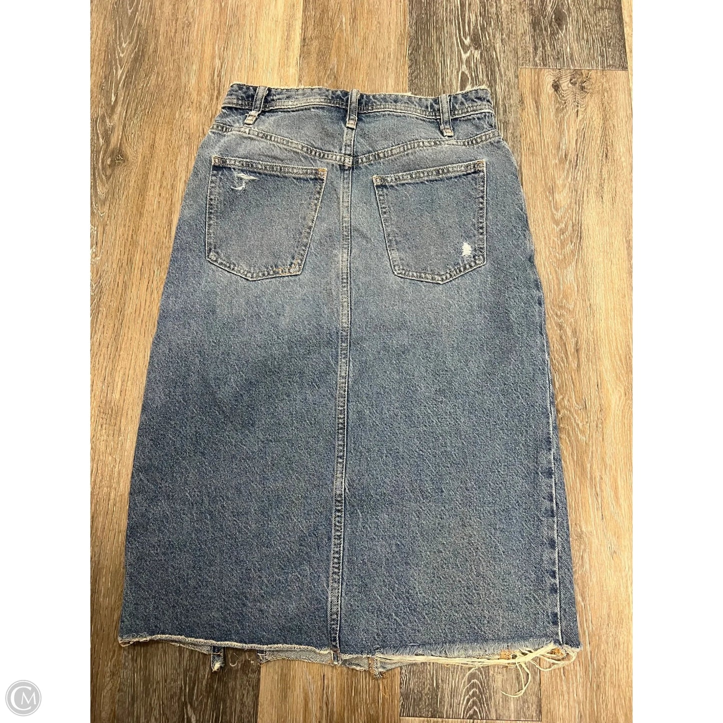 Skirt Midi By We The Free In Blue Denim, Size: 4