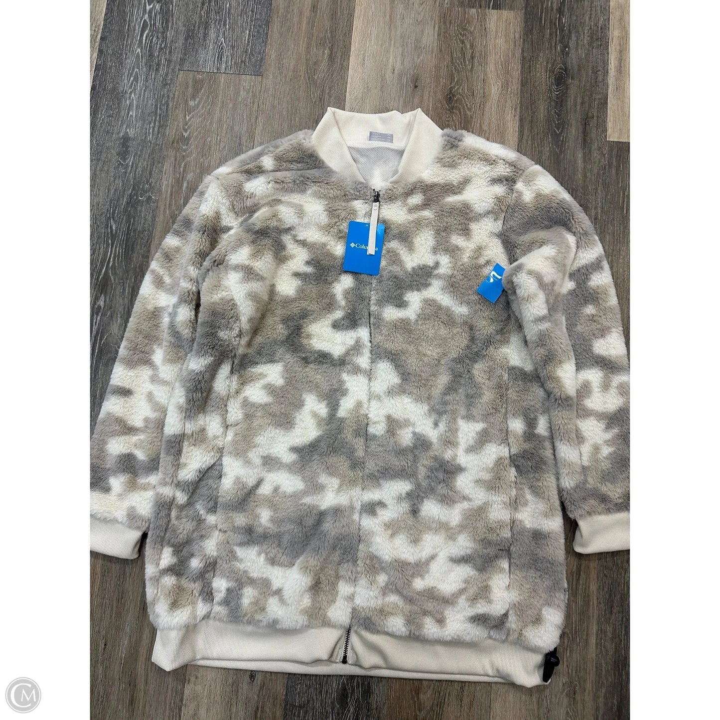 Jacket Faux Fur & Sherpa By Columbia In Camouflage Print, Size: Xxl