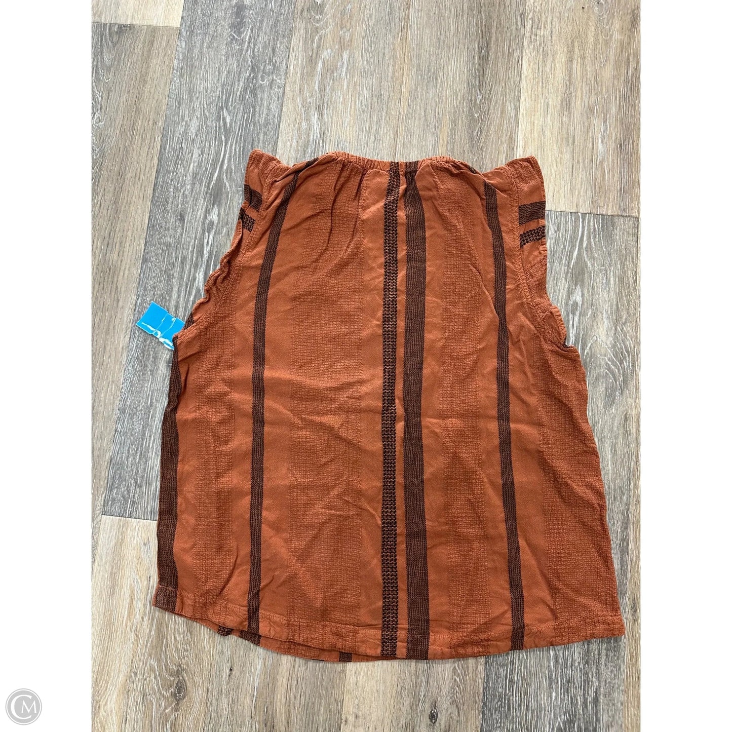 Top Sleeveless By Cloth & Stone In Brown, Size: S