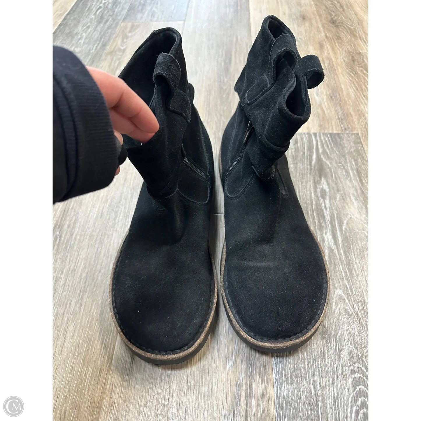 Boots Ankle Flats By Birkenstock In Black, Size: 10