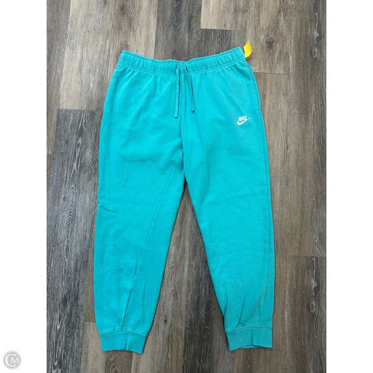 -Athletic Pants By Nike Apparel In Blue, Size: L