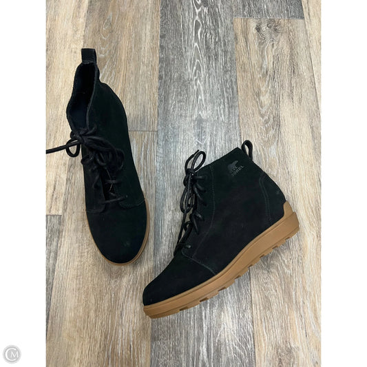 Boots Ankle Heels By Sorel In Black, Size: 9