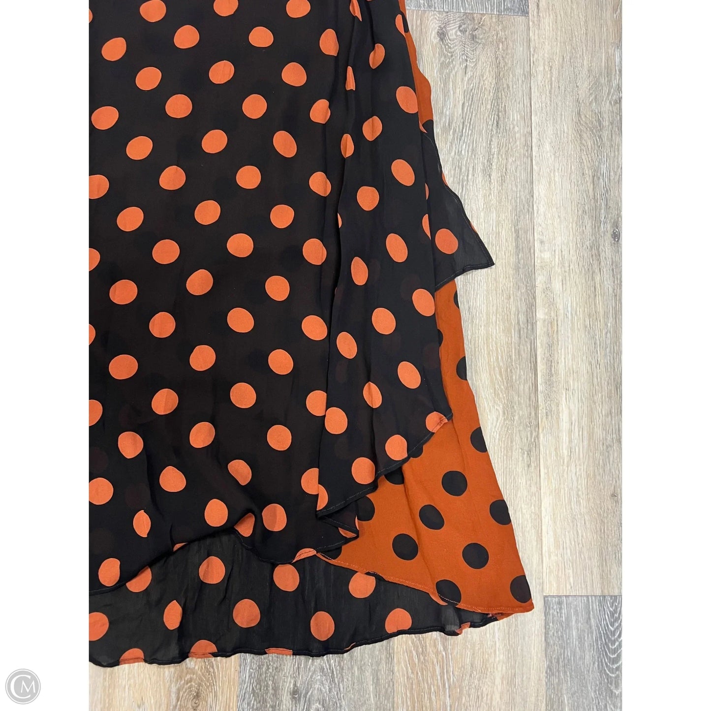 Skirt Maxi By Maeve In Polkadot Pattern, Size: S