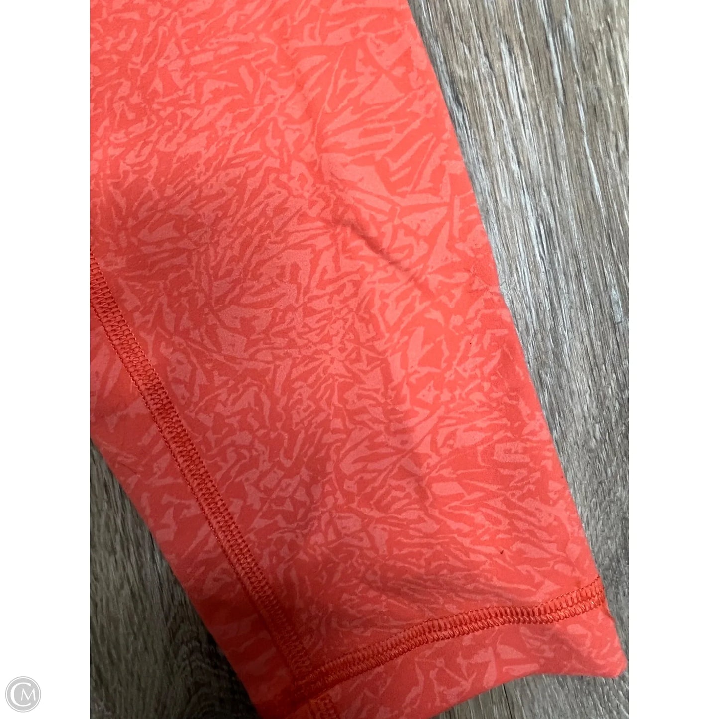Athletic Leggings By Lululemon In Orange, Size: 6