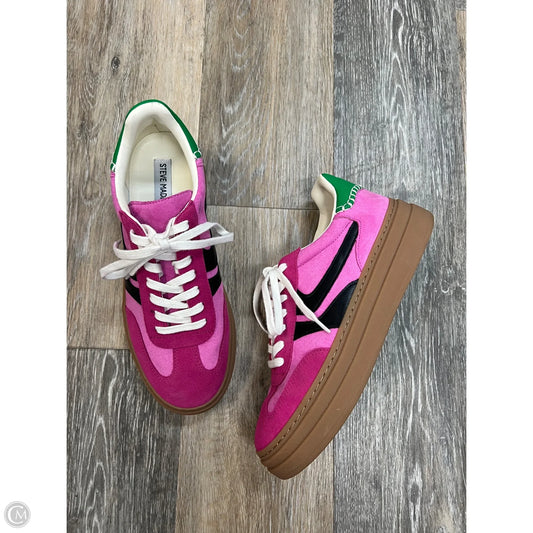 -Shoes Sneakers By Steve Madden In Pink, Size: 9.5