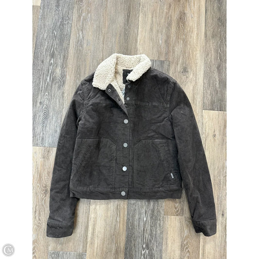 Jacket Faux Fur & Sherpa By Prana In Grey, Size: S