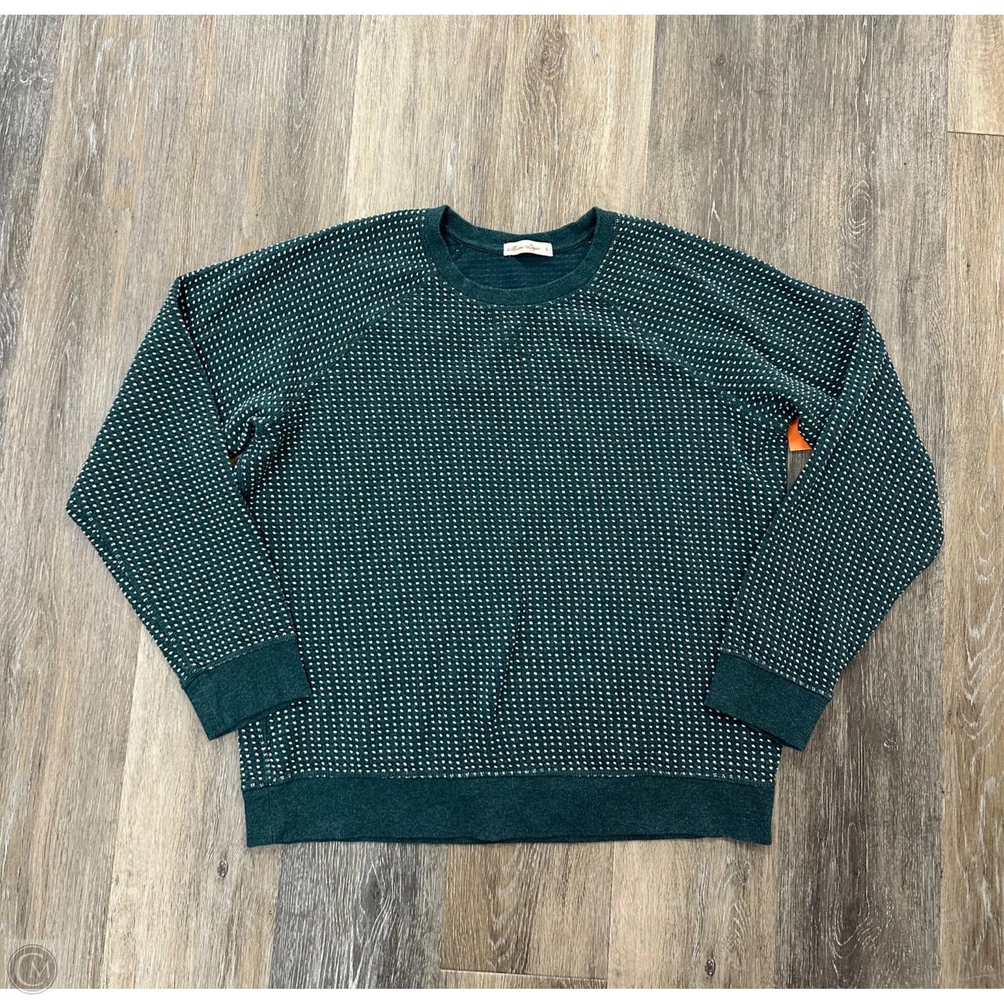 Top Long Sleeve By Marine Layer In Green, Size: L