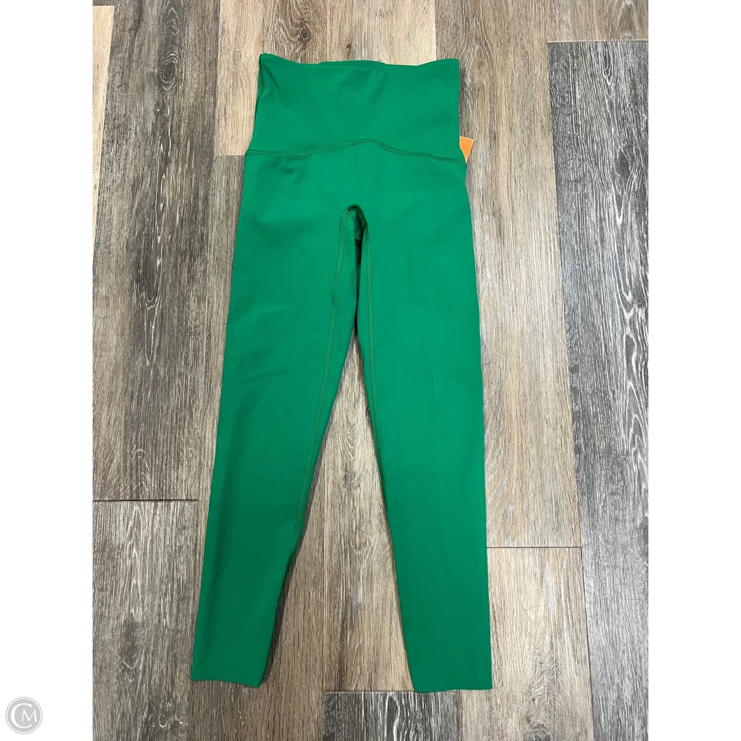 Athletic Leggings By Spanx In Green, Size: Xs