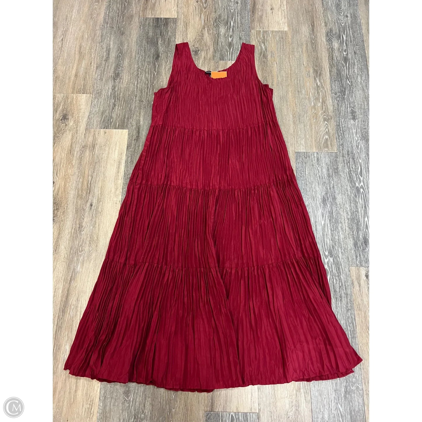 Dress Casual Maxi By Eileen Fisher In Red, Size: L