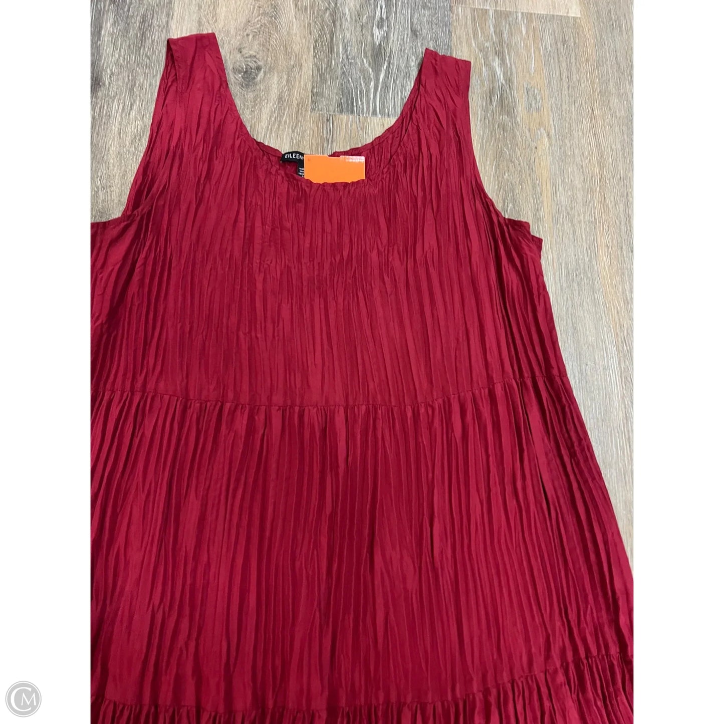 Dress Casual Maxi By Eileen Fisher In Red, Size: L