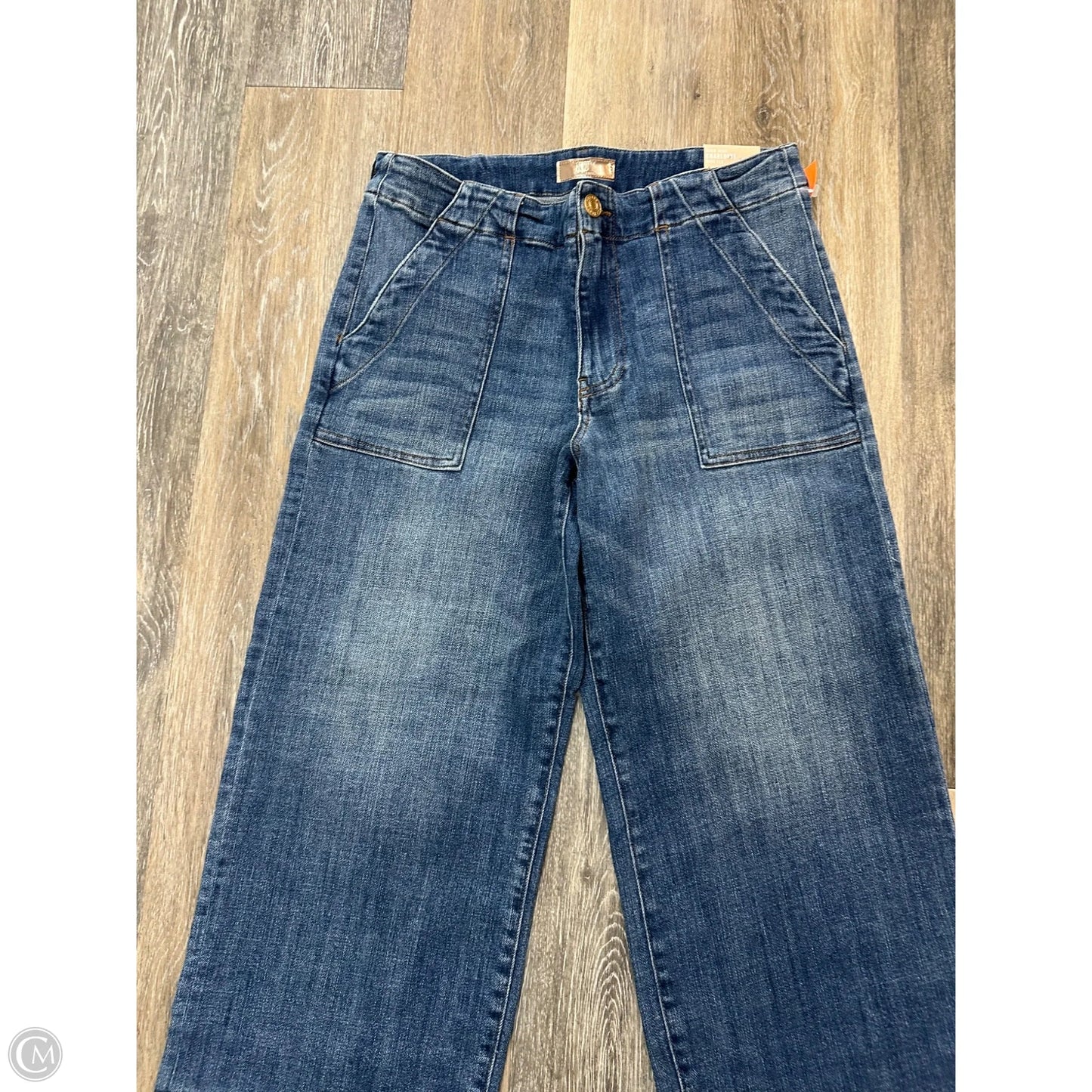 Jeans Wide Leg By Kut In Blue Denim, Size: 8